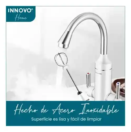 Batidor Espumador Recargable Para Cocina Eléctrico 2 En 1 Nobelsound