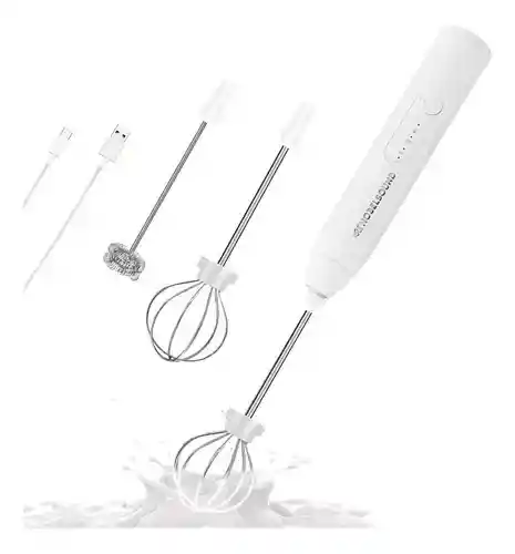 Batidor Espumador Recargable Para Cocina Eléctrico 2 En 1 Nobelsound