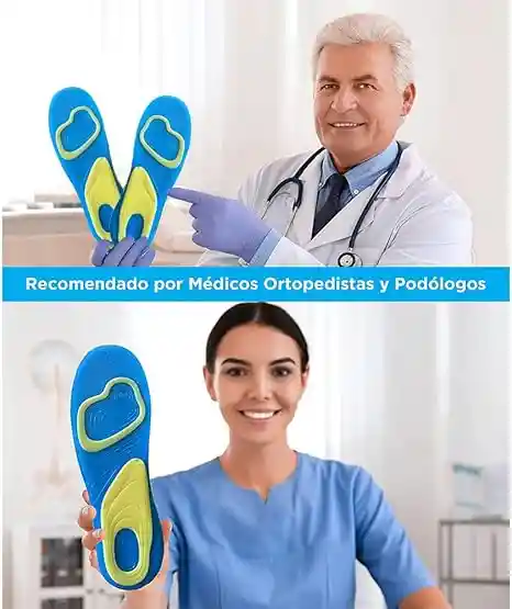 Plantillas Ortopédicas Gel Ajustable Fk15-50 Mujer
