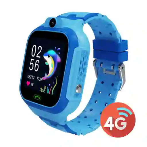 Smartwatch 4g Para Niños Gps Video Llamada T20 Homologado Azul