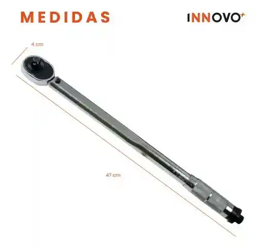 Llave De Torque Con Estuche Herramienta Profesional 1/2 Pulgada 28 A 210mm