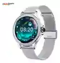 Reloj Inteligente Doble Pulso Amor Estilo Dama Mobulaa Plateador Innovo Tech