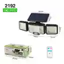 Luz Solar Exterior 3 Focos 192 Led + Control – Alta Potencia Y Ángulo Ajustable