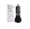 Set De Utensilios De Cocina De 7 Piezas Silicona Con Soporte