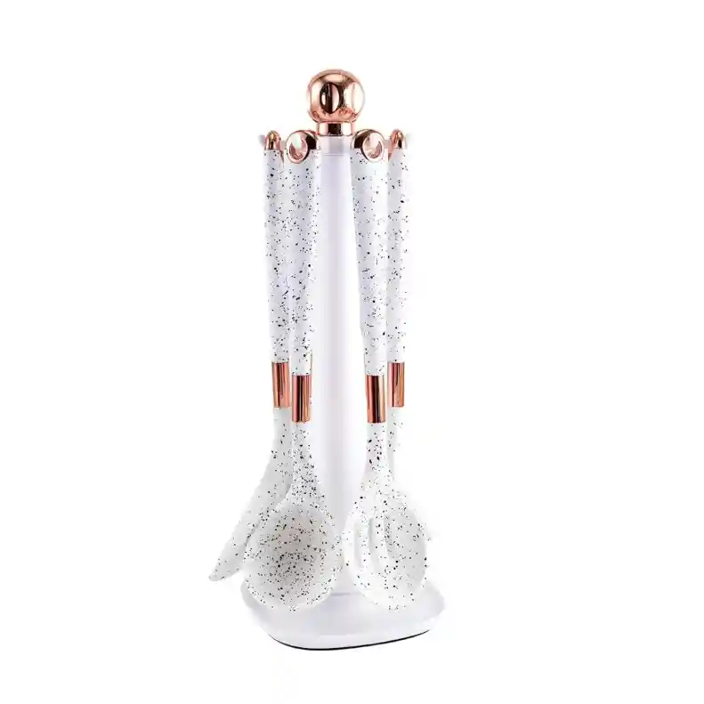 Set De Utensilios De Cocina De 7 Piezas Silicona Con Soporte
