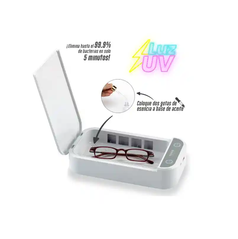 Caja Esterilizadora Uv Caja De Limpieza Con Luz Portatil