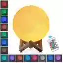 Lámpara Luna 15cm Recargable – Con Control Remoto Y Cambio De Color