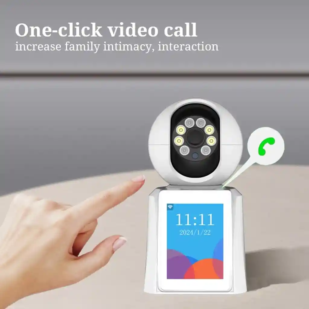 Cámara Wifi Con Pantalla – Monitoreo En Tiempo Real Y Alta Definición