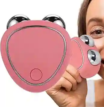 Masajeador Facial Con Microcorriente Rodillo Estiramiento Fk15-297