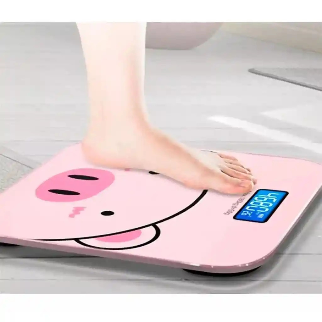Báscula Electrónica Recargable Cerdito – Diseño Tierno Y Funcional