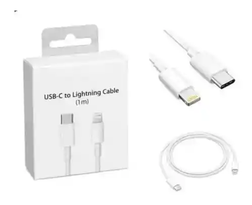 Cable Cargador Iphone Tipo C Lightning Carga Rapida
