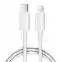 Cable Cargador Iphone Tipo C Lightning Carga Rapida