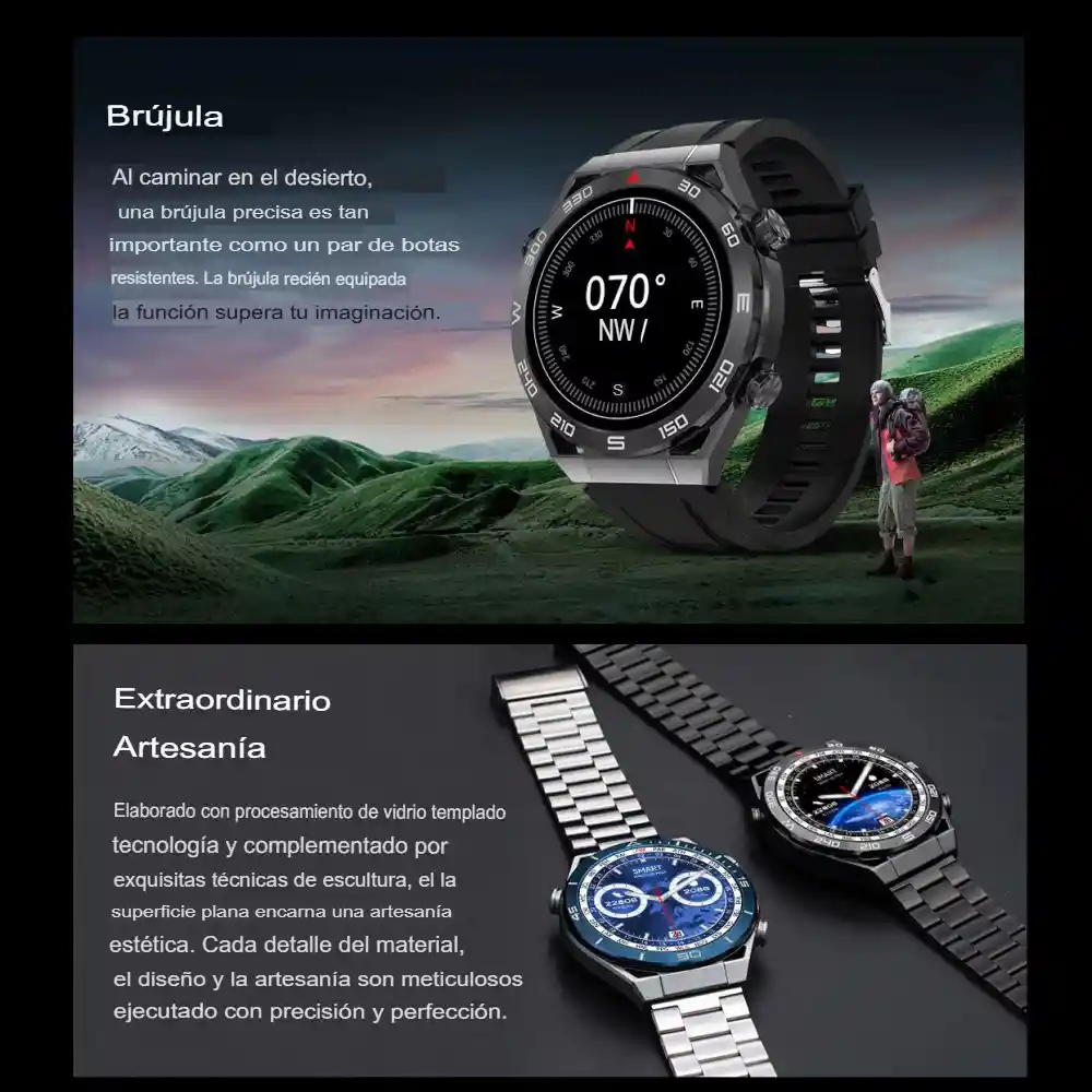 Reloj Inteligente Smart Watch Sk4 Ultimate 1.62inch Carga Qi