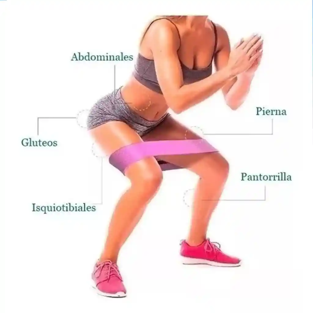 Set De Bandas De Tela Para Ejercicio X3 – Resistentes Y Antideslizantes