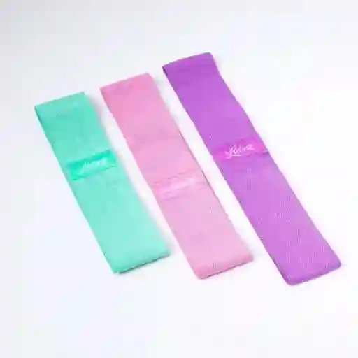 Set De Bandas De Tela Para Ejercicio X3 – Resistentes Y Antideslizantes