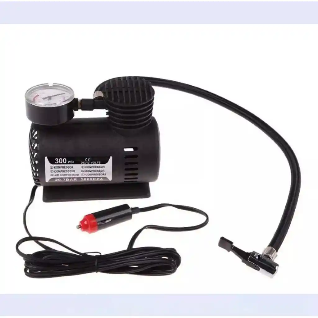 Compresor De Aire Automotriz – Compacto Y Eficiente (negro)