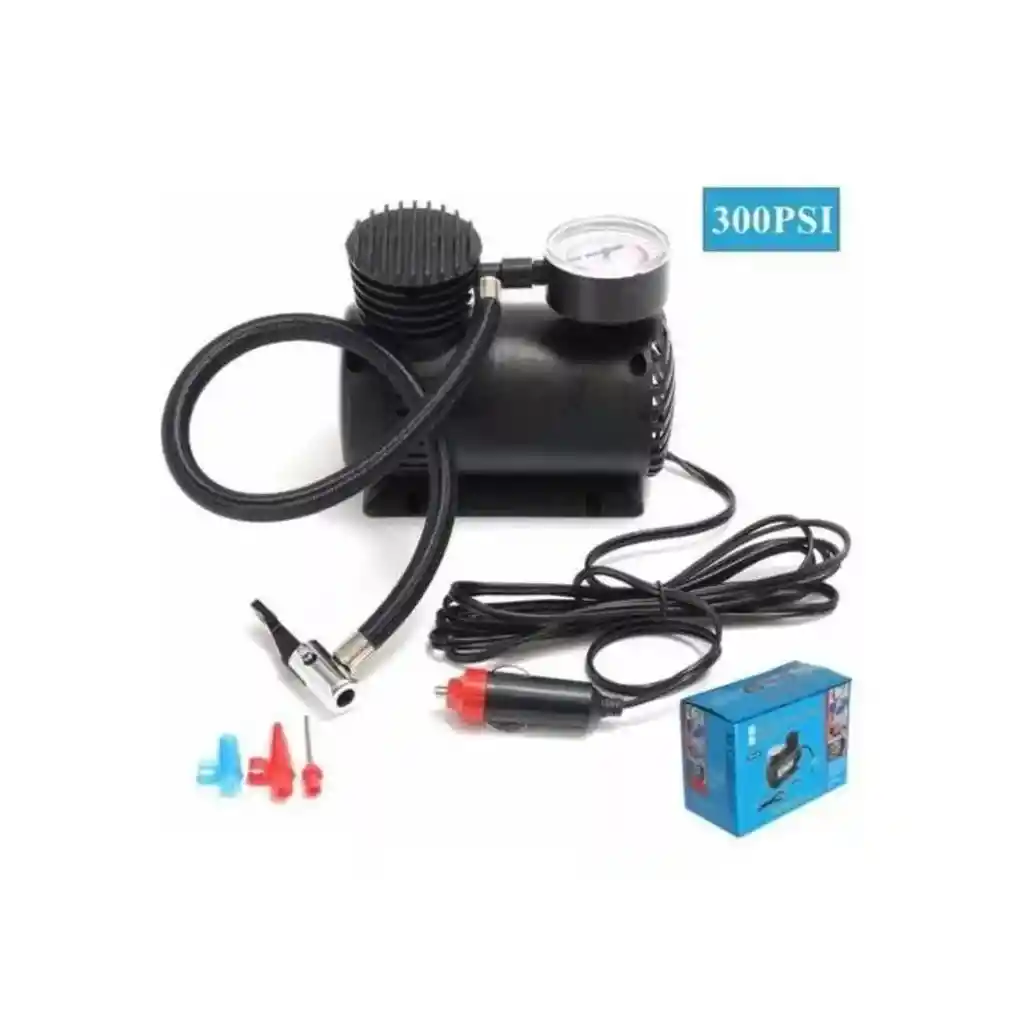 Compresor De Aire Automotriz – Compacto Y Eficiente (negro)