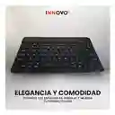 Teclado Inalambrico 3 En 1 Jertech Inn Receptor Usb Mouse Soporte Tablet O Celular Portatil