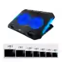 Base Refrigerante Para Computador Ajustable 5 Niveles Jertech Kl-332