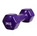 Set X2 Mancuernas 3kg Hierro Cubierta Vinilo