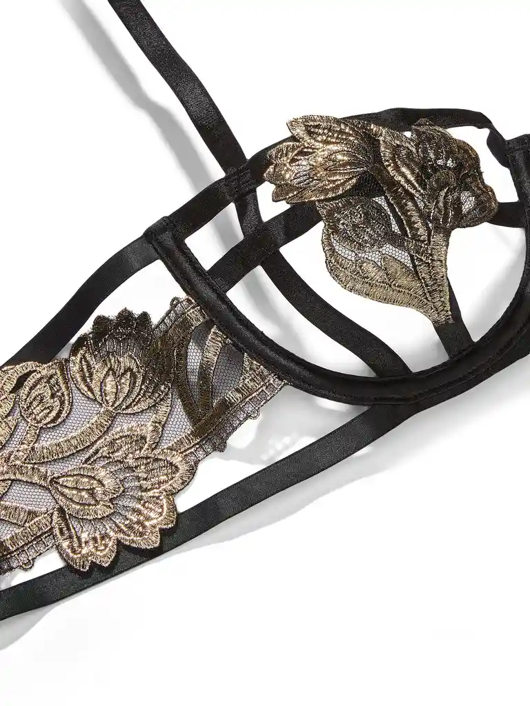 Victoria´s Secret Brasier Bordado 34d Copa Abierta Original