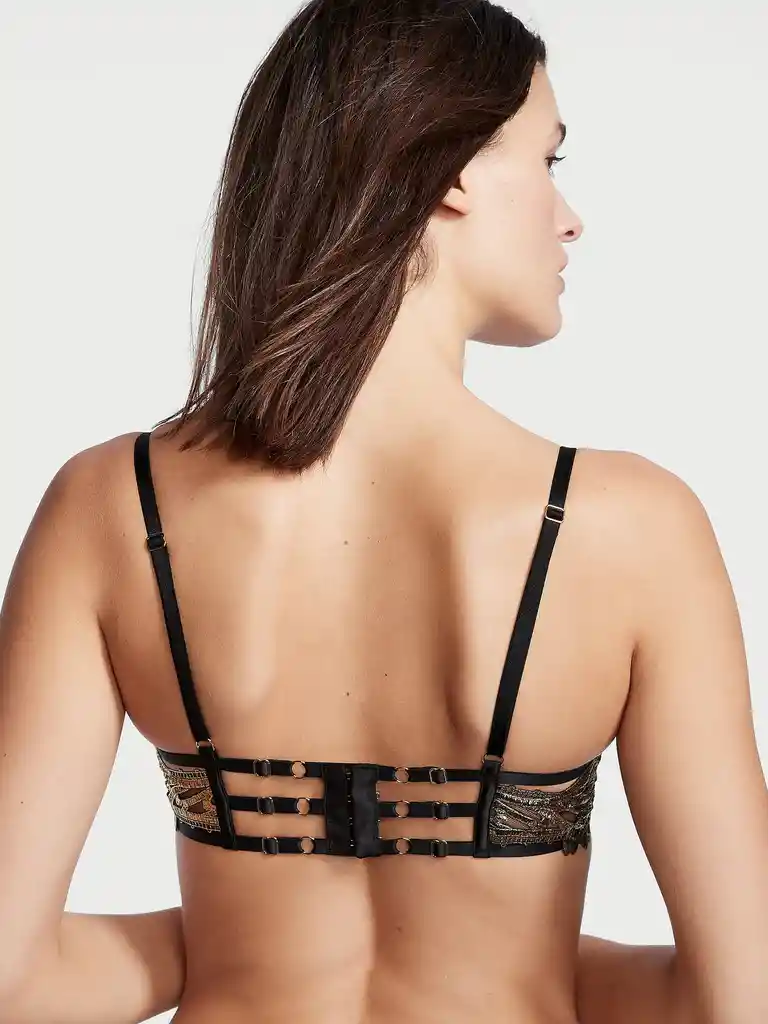 Victoria´s Secret Brasier Bordado 34d Copa Abierta Original
