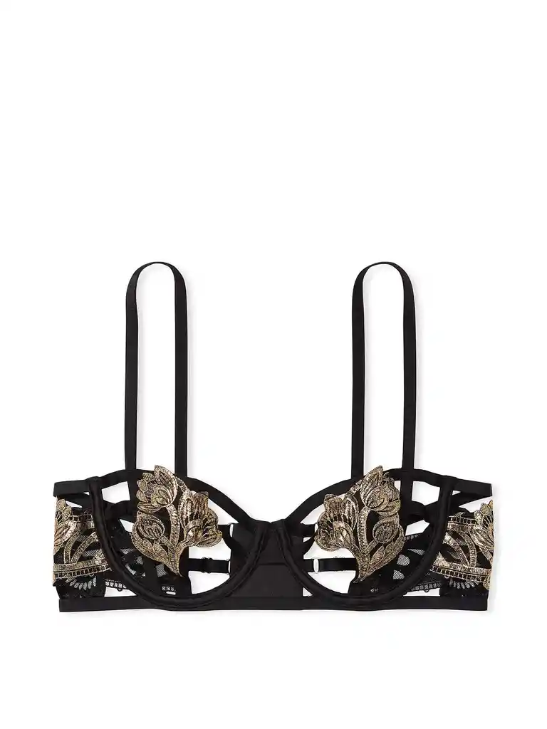 Victoria´s Secret Brasier Bordado 34d Copa Abierta Original