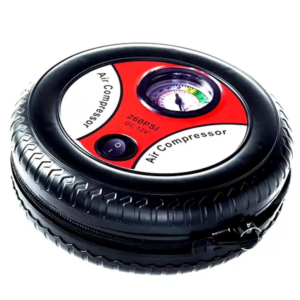 Compresor Portátil Para Auto – Rápido Y Eficiente (rojo)
