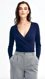 Body Scarlett Talla S/m Azul Oscuro