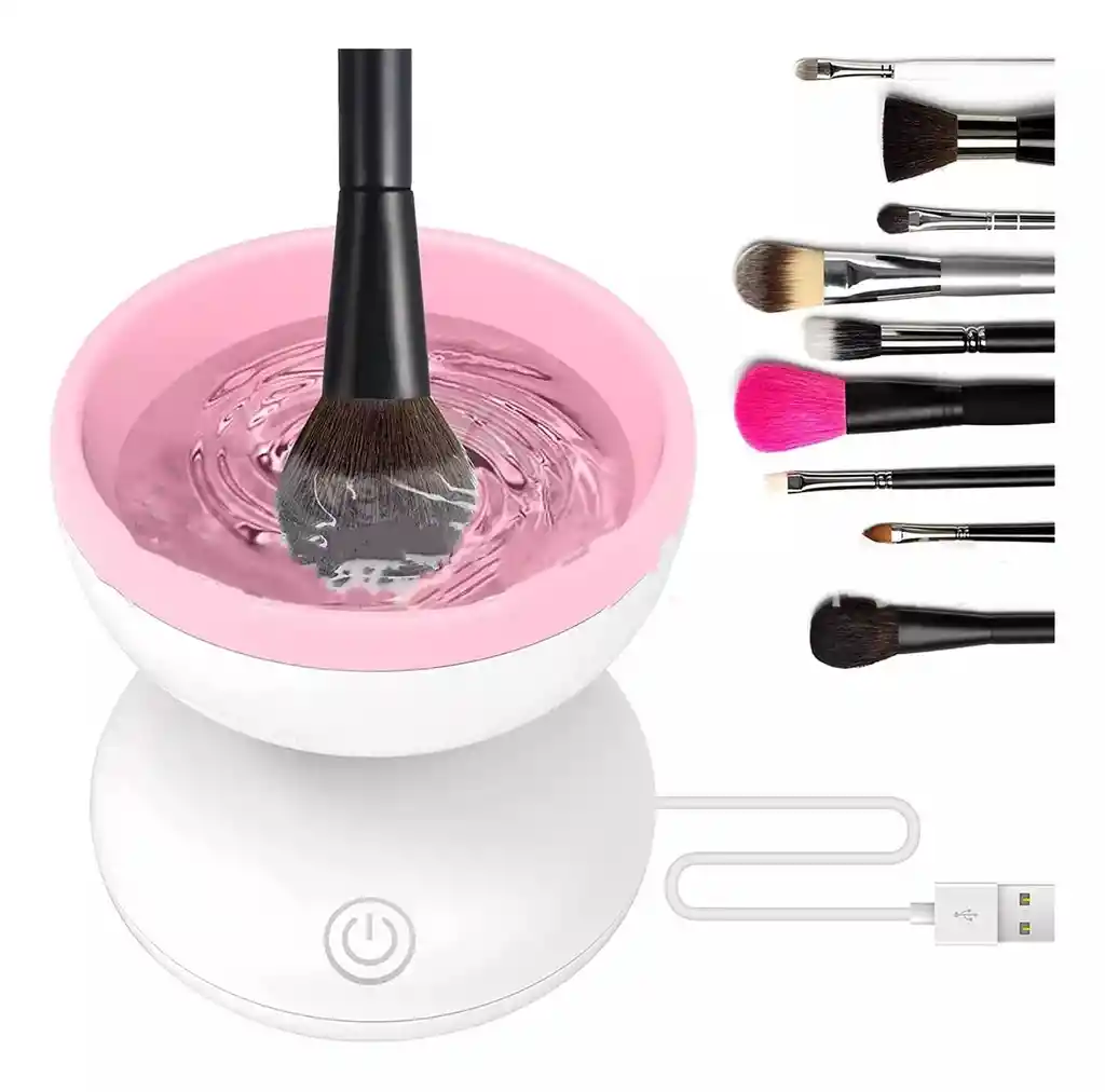 Máquina Limpiadora De Brochas De Maquillaje Eléctrica Automá