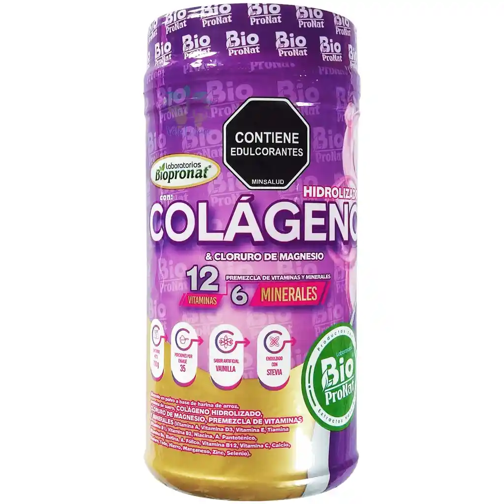 Colágeno Hidrolizado 700gr Biopronat