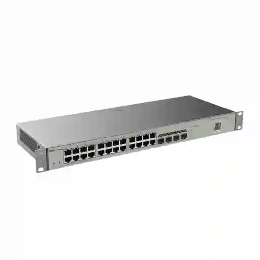 Switch Administrable Con 24 Puertos Gigabit + 4 Sfp Para Fibra 1gb