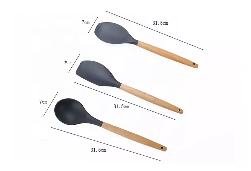 Set De 12 Cucharones De Cocina – Ideal Para Cocinar Y Servir