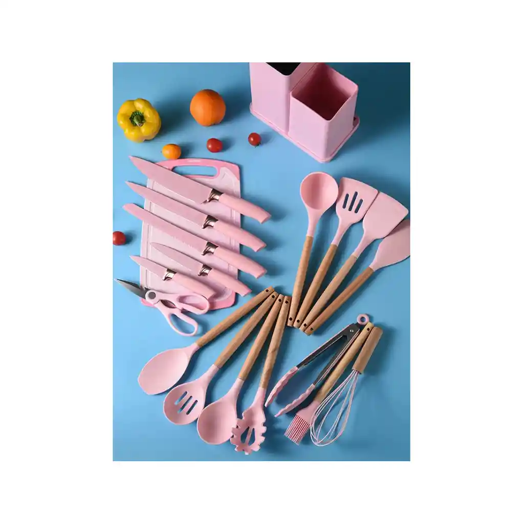 Juego De Cucharones Y Utensilios X19 – Todo Lo Necesario Para Cocinar
