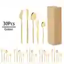 Set De Cubiertos X30 Piezas – Ideal Para Comidas Diarias O Eventos
