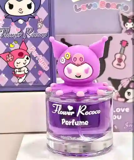 Perfume Kuromi Flower Rococo Actitud Y Dulzura En Un Frasco