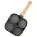 Sartén Dividido De Acero 4 Puestos – Cocina Fácil Y Sin Mezclar Sabores