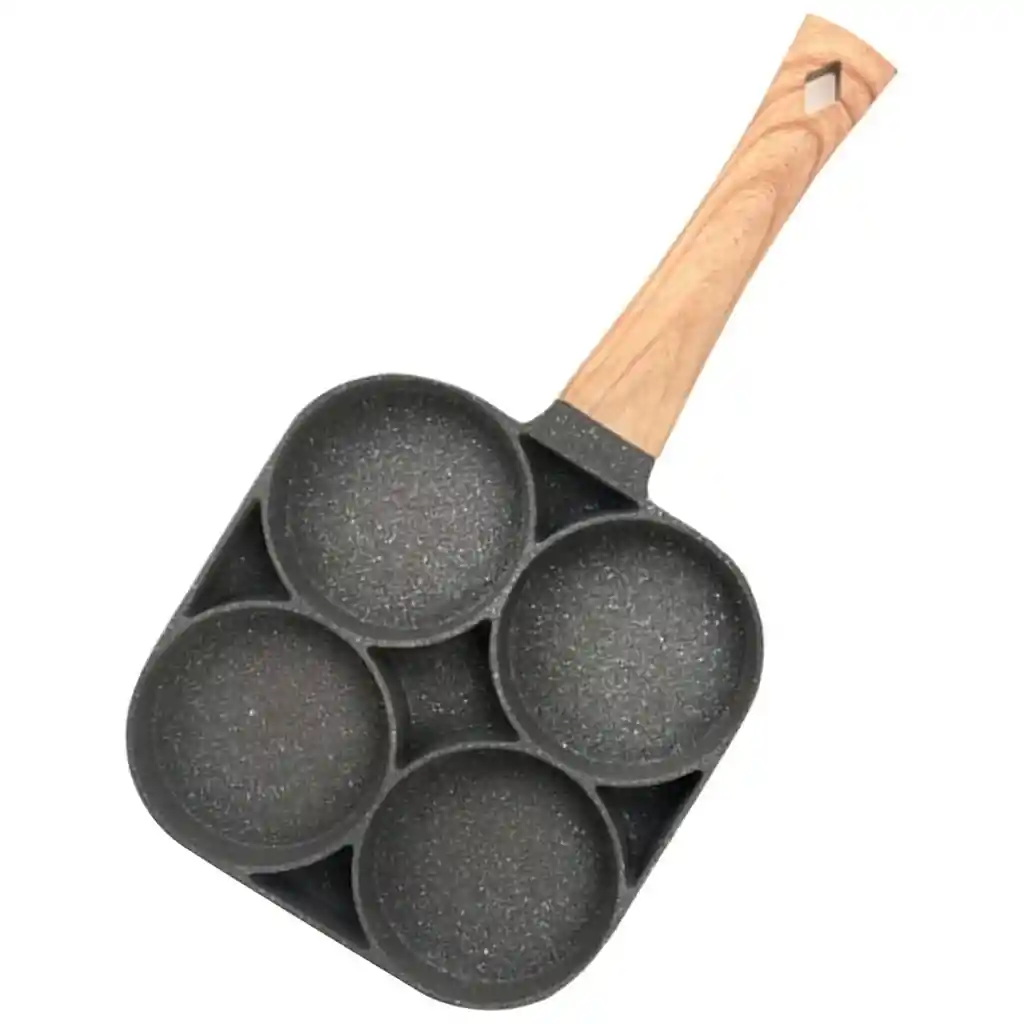 Sartén Dividido De Acero 4 Puestos – Cocina Fácil Y Sin Mezclar Sabores