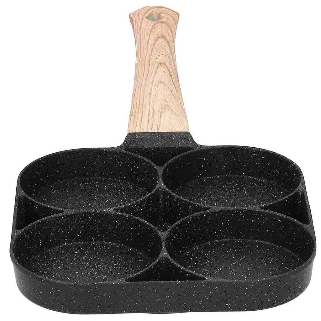 Sartén Dividido De Acero 4 Puestos – Cocina Fácil Y Sin Mezclar Sabores