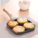 Sartén Dividido De Acero 4 Puestos – Cocina Fácil Y Sin Mezclar Sabores