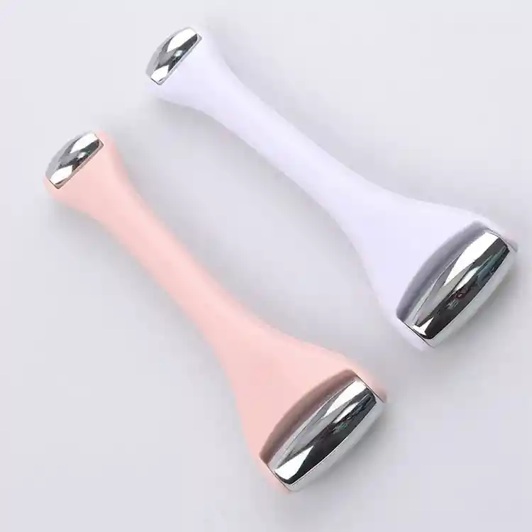 Ice Roller De Metal Con Doble Punta – Masaje Refrescante Y Antiinflamatorio