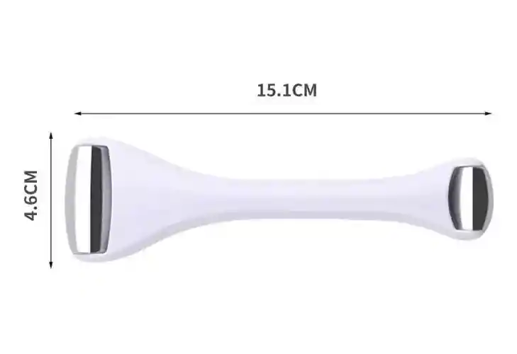 Ice Roller De Metal Con Doble Punta – Masaje Refrescante Y Antiinflamatorio