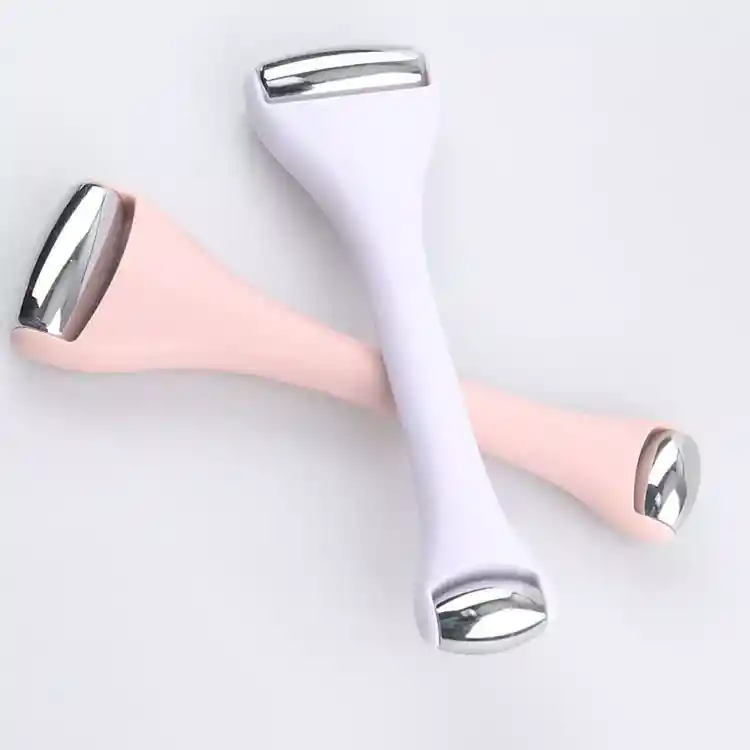 Ice Roller De Metal Con Doble Punta – Masaje Refrescante Y Antiinflamatorio