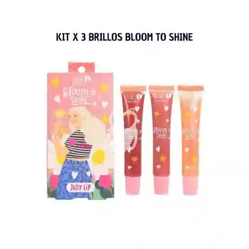 Labial Kit X 3 Bloom To Shine