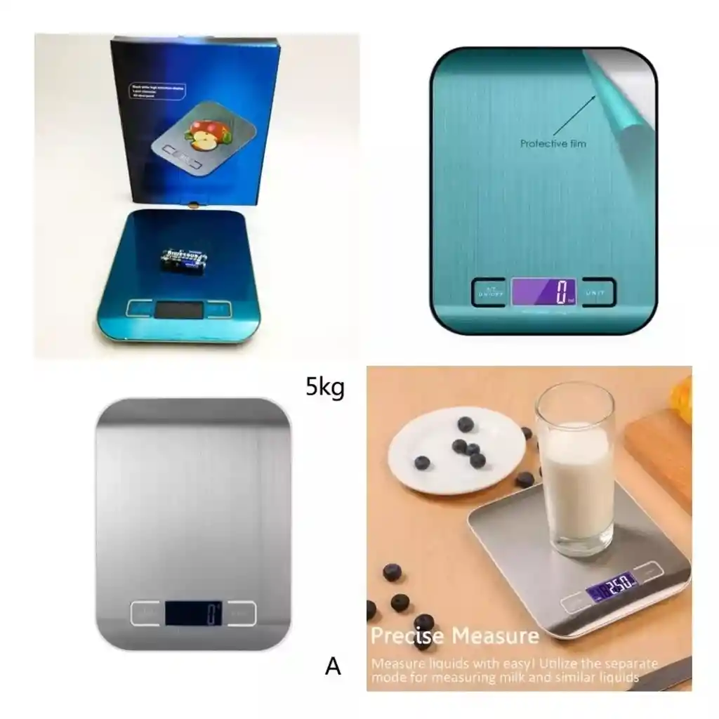 Gramera Digital Recargable Para Cocina – Compacta Y Precisa