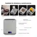 Gramera Digital Recargable Para Cocina – Compacta Y Precisa