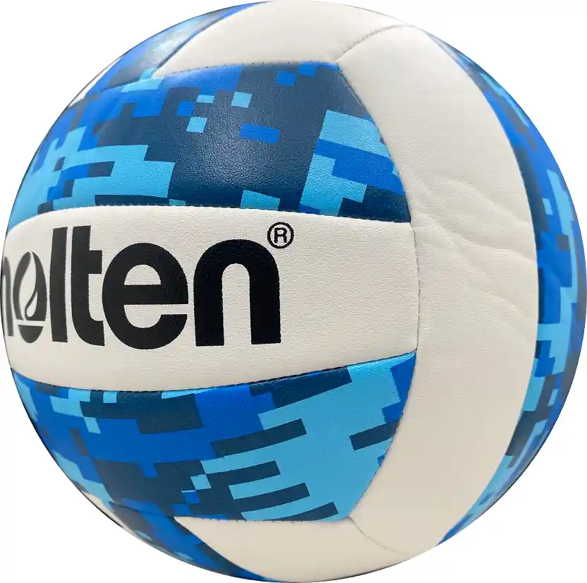 Balon Voleivol #5 Playa Molten Cosido-ms500dcamo Azul - Camuflado