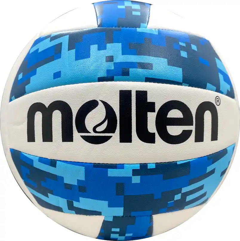 Balon Voleivol #5 Playa Molten Cosido-ms500dcamo Azul - Camuflado