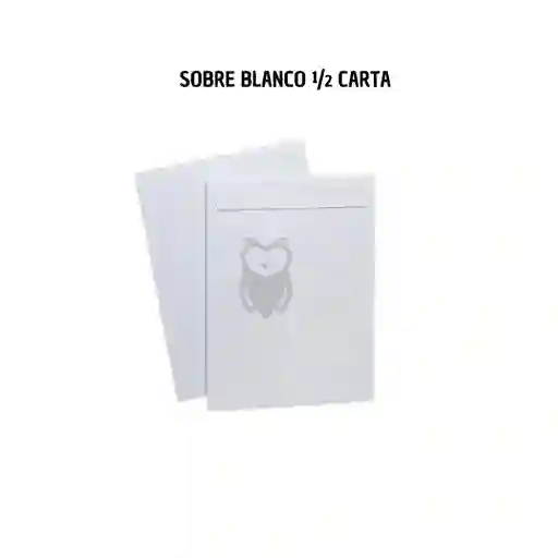 Sobre Blanco 1/2 Carta