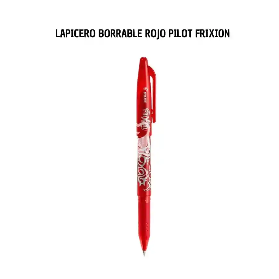 Lapicero Borrable Rojo Pilot Frixion 0.7mm